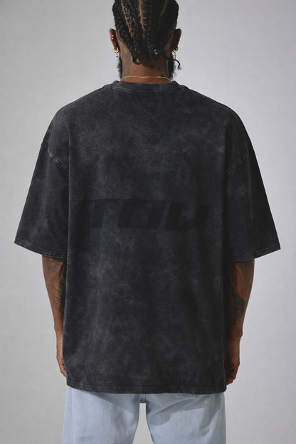 Camiseta Oversized Acid Wash Básica