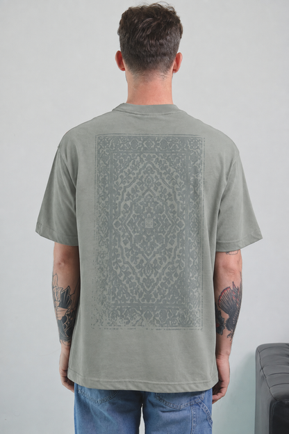 OVERSIZED TOV ESTAMPADA - GRIS