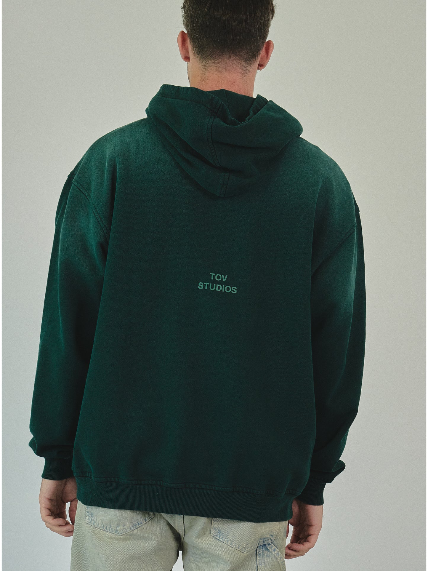 HOODIE DESGASTADO - VERDE