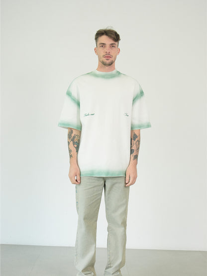 CAMISETA OVERSIZED PINTADA - VERDE