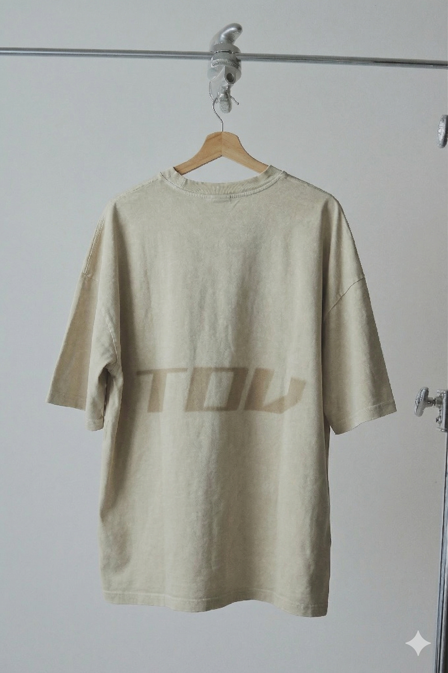 Camiseta Oversized Acid Wash Básica