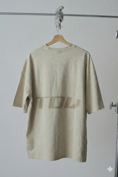 Camiseta Oversized Acid Wash Básica