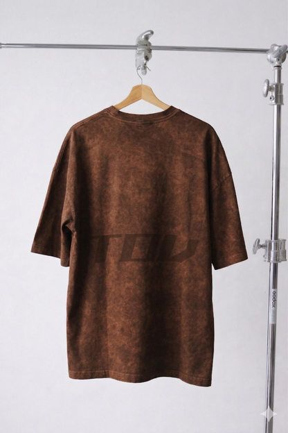 Camiseta Oversized Acid Wash Básica