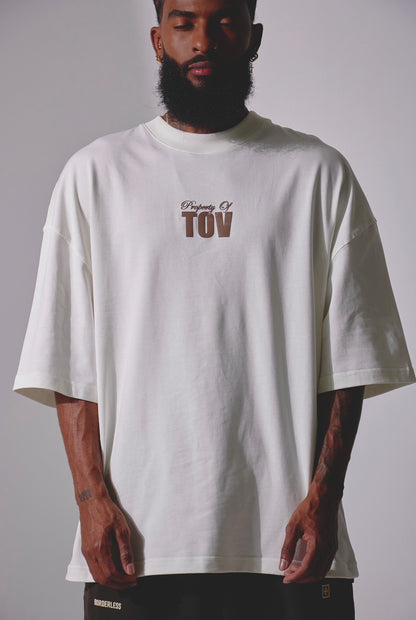 CAMISETA OVERSIZE ART & STUDIOS - IVORY