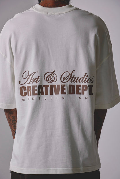 CAMISETA OVERSIZE ART & STUDIOS - IVORY