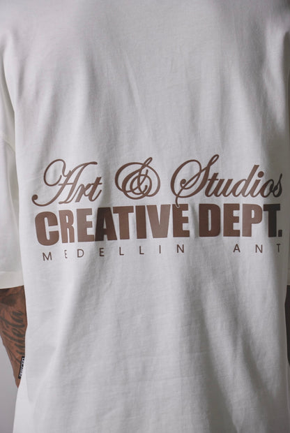 CAMISETA OVERSIZE ART & STUDIOS - IVORY